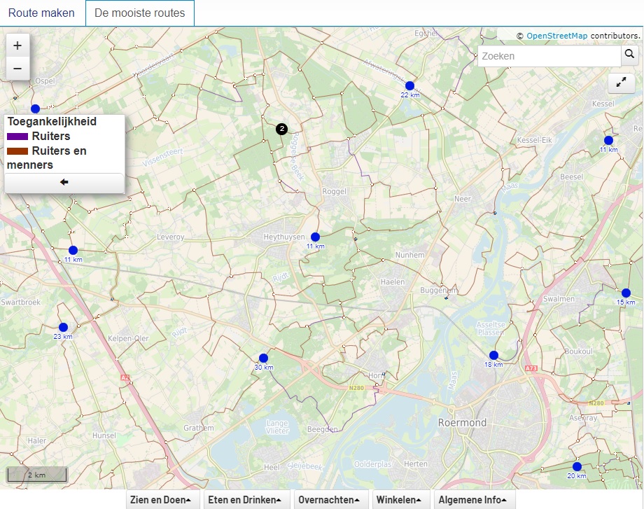 Bestaande routes